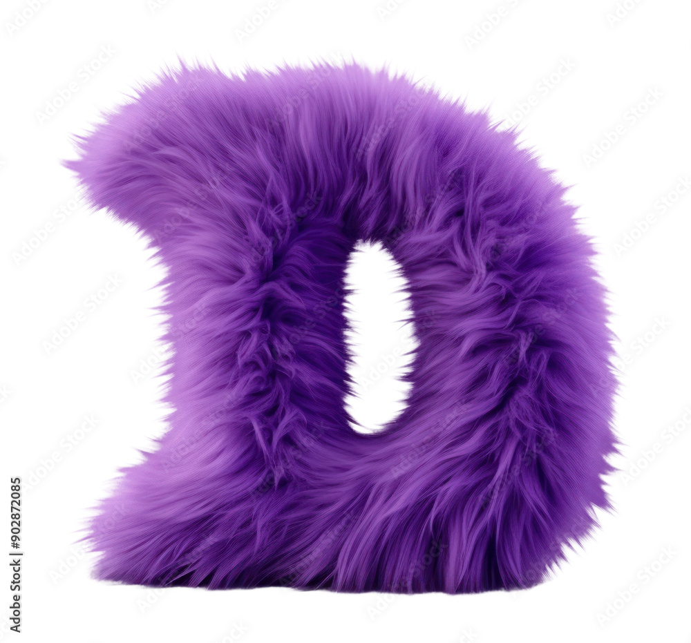 PNG Alphabet J shape purple fur white background. PNG Alphabet J shape purple fur white background.