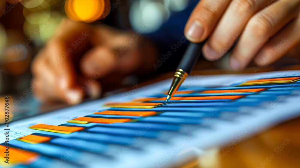 Hands Analyzing Hospitality Financial Charts with Precision and Expertise Hands Analyzing Hospitality Financial Charts with Precision and Expertise