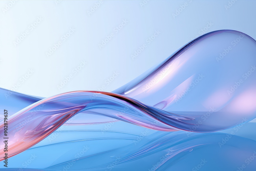 Obraz premium Abstract Glass Waves