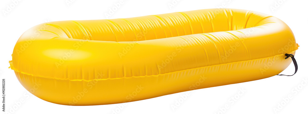PNG Bright yellow inflatable raft PNG Bright yellow inflatable raft