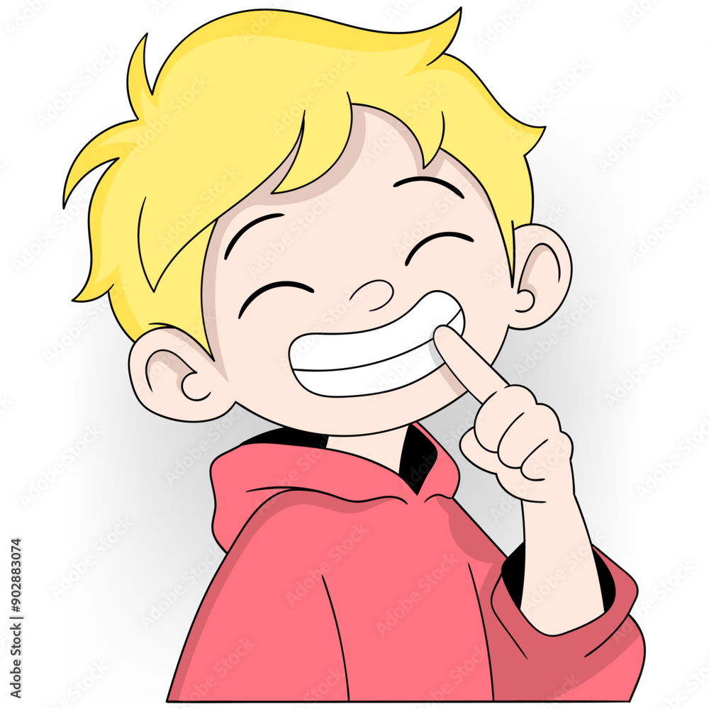 cartoon illustration of the results of a healthy and clean life cartoon illustration of the results of a healthy and clean life