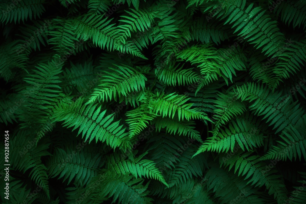 Green Fern Background Green Fern Background