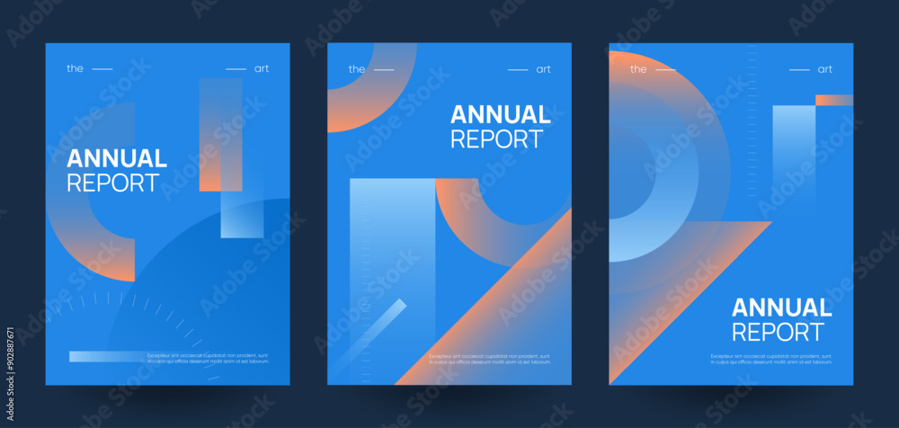 Creative Annual Report covers design. Vector template. Creative Annual Report covers design. Vector template.