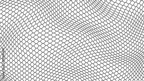 Curved net pattern. Seamless design for sportswear or equipment like soccer goals, volleyball nets, basketball hoops, hockey nets, and athletic gear.