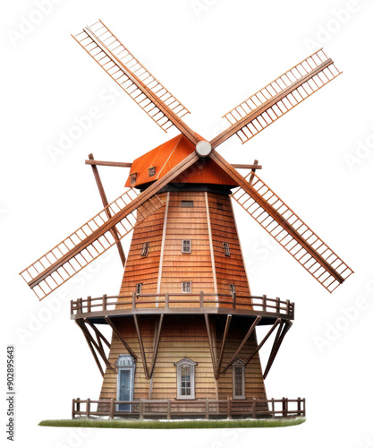 PNG Holland windmill outdoors white background architecture.