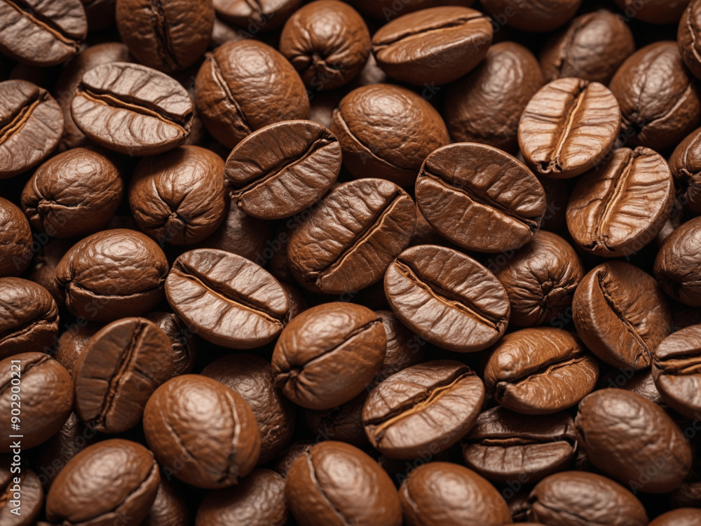 Coffee Beans Close-Up: High-quality close-up shot of freshly roasted coffee beans. Coffee Beans Close-Up: High-quality close-up shot of freshly roasted coffee beans.