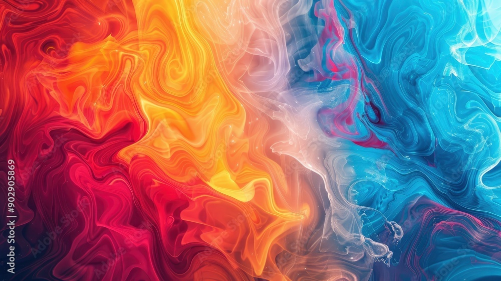 Abstract artistic colorful effect background , ai Abstract artistic colorful effect background , ai