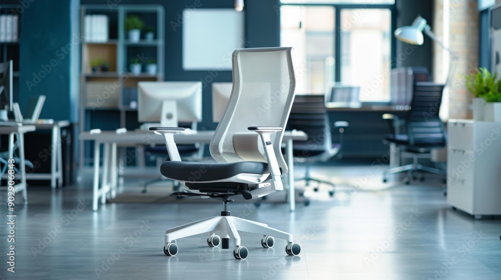 Modern Office Chair in a Modern Office. Modern Office Chair in a Modern Office.