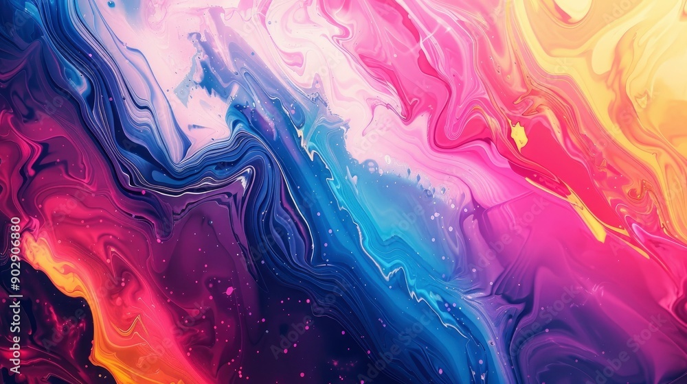 Abstract artistic colorful effect background , ai Abstract artistic colorful effect background , ai