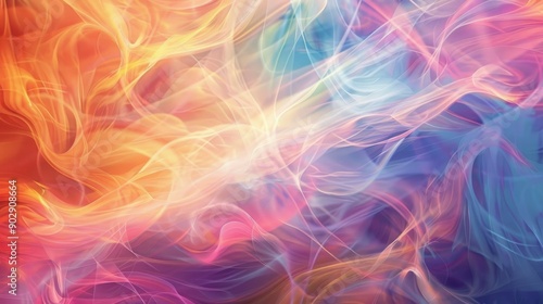 Wallpaper Mural Abstract artistic colorful effect background, ai Torontodigital.ca