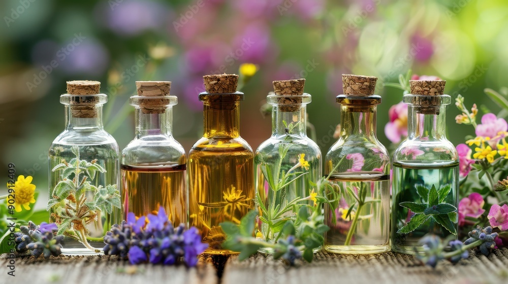 A bunch of flowers with a few yellow pills on top. The pills are in the middle of the flowers and are surrounded by the petals A bunch of flowers with a few yellow pills on top. The pills are in the middle of the flowers and are surrounded by the petals