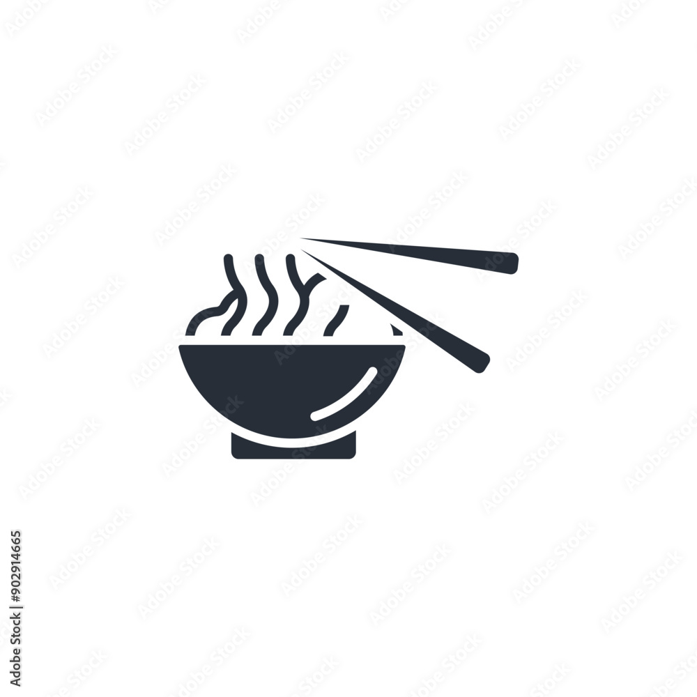 Noodles icon. vector.Editable stroke.linear style sign for use web design,logo.Symbol illustration. Noodles icon. vector.Editable stroke.linear style sign for use web design,logo.Symbol illustration.