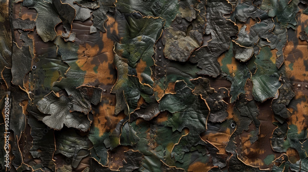 Camouflage military background. Camouflage leather for background, ai Camouflage military background. Camouflage leather for background, ai