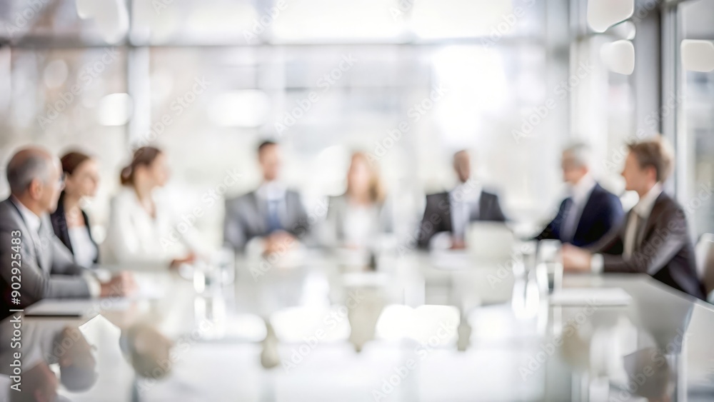 Multinational Business Meeting with Blurred Modern Office Background
Multinational Business Meeting with Blurred Modern Office Background