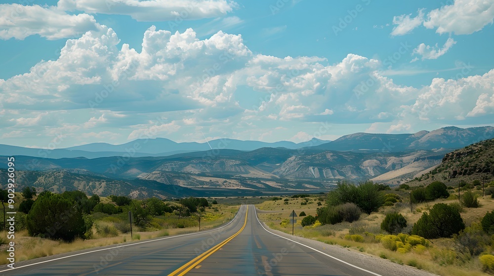 Fototapeta premium road to the mountains