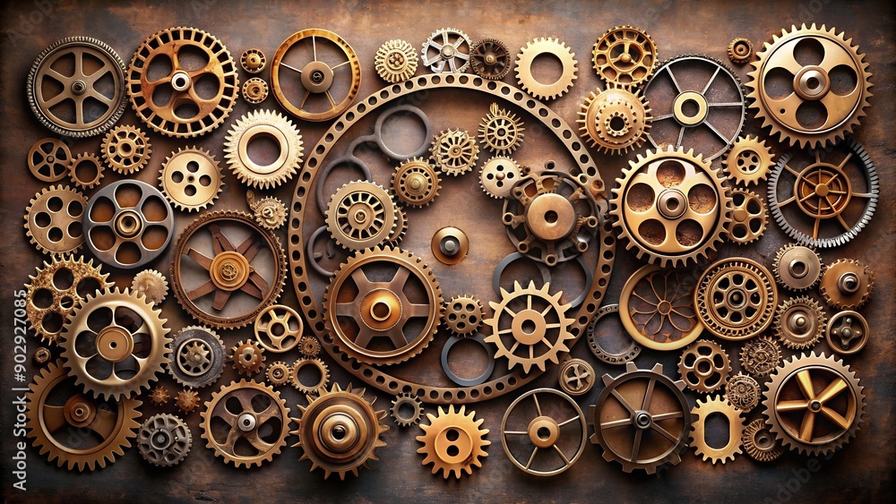 Cogwheel Numerals: A Steampunk Number Set Embracing Gearing and Mechanisms Generative AI Cogwheel Numerals: A Steampunk Number Set Embracing Gearing and Mechanisms Generative AI