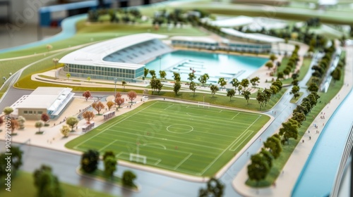 Sports Complex Maquette Presentation