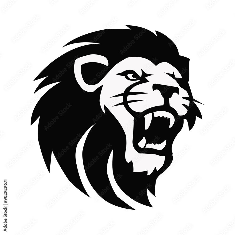 Lion vector logo design Lion vector logo design