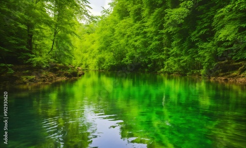 lake in the forest