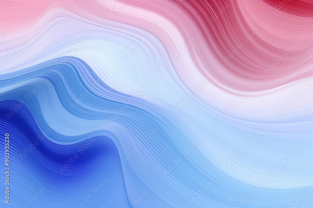 Obraz premium Abstract Swirling Colorful Waves Background