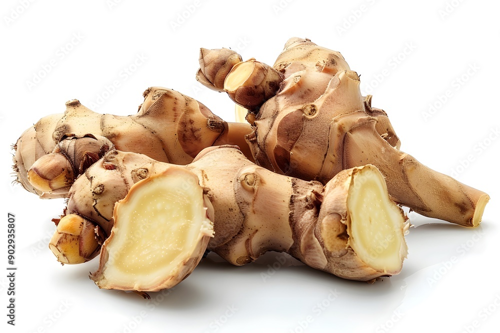 Fresh Ginger Roots Ready for Culinary Use Fresh Ginger Roots Ready for Culinary Use