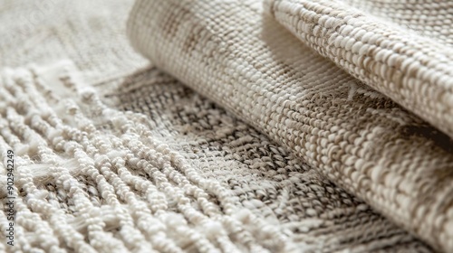 Textured Neutral Woven Rug, Home Decor, Soft Furnishings