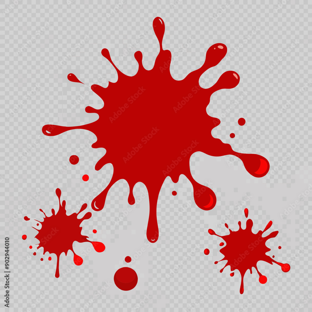 blood splash vector set blood splash vector set