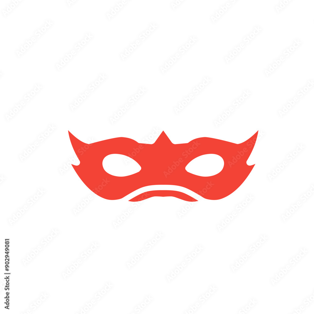 red superhero mask vector red superhero mask vector