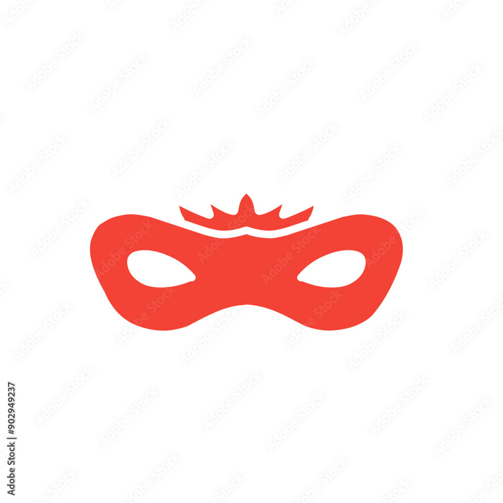 red superhero mask vector red superhero mask vector