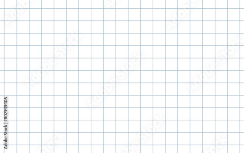 Grid paper wireframe pattern textured background. Used for notes graph documents business and education.Graph, drafting paper regular square lines grid, mesh pattern.