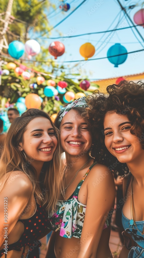 un gruppo di amici si diverte all'aperto durante una giornata estiva. La scena è piena di colori vivaci, con persone che ballano, sorridono e brindano con bevande fresche sotto un cielo azzurro.
un gruppo di amici si diverte all'aperto durante una giornata estiva. La scena è piena di colori vivaci, con persone che ballano, sorridono e brindano con bevande fresche sotto un cielo azzurro.