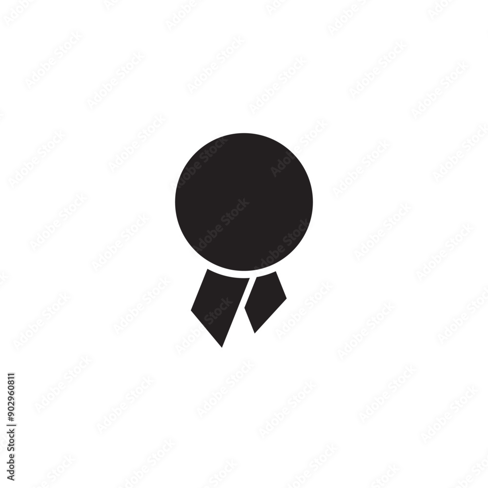 Medal template icon. Award shape illustration sign, symbol or logo Medal template icon. Award shape illustration sign, symbol or logo