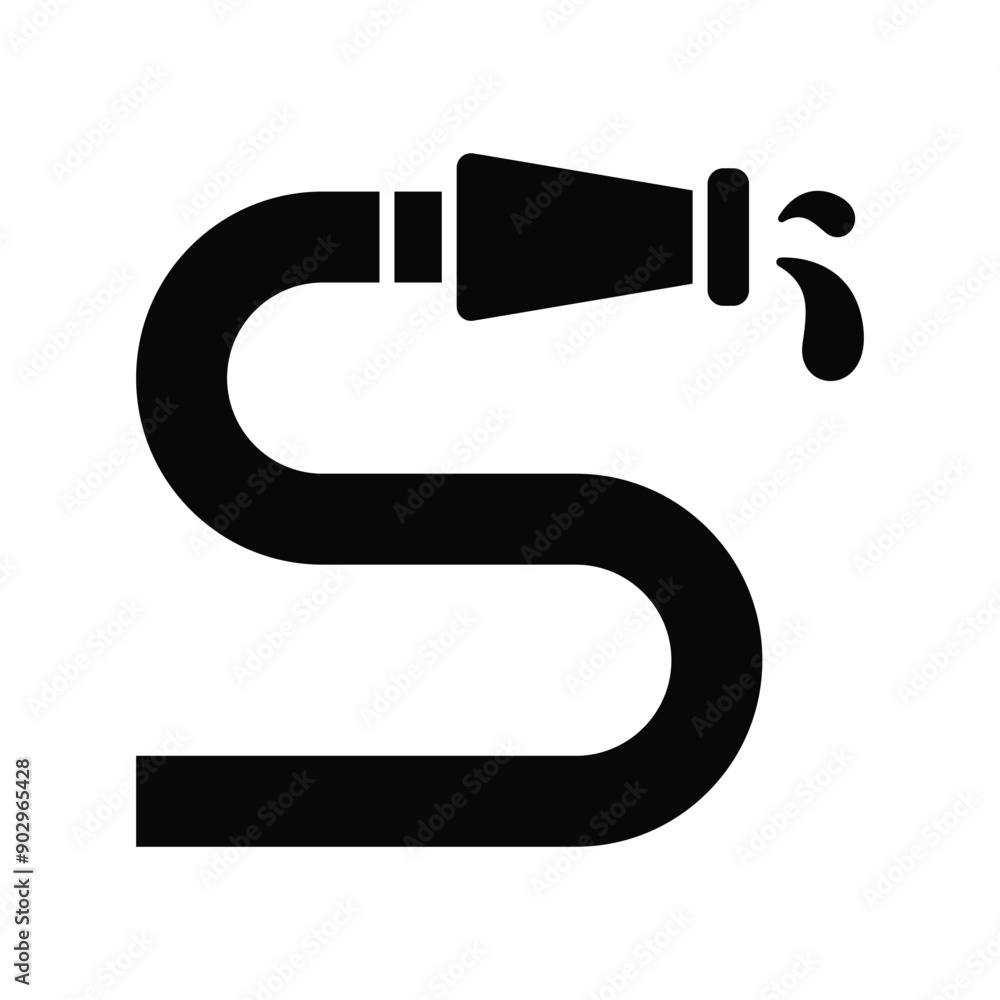 Garden Hose Icon Vector Design Template Garden Hose Icon Vector Design Template