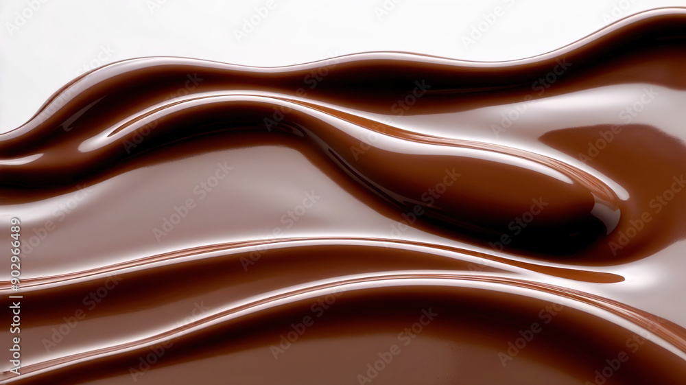 Close-up waves of chocolate Close-up waves of chocolate