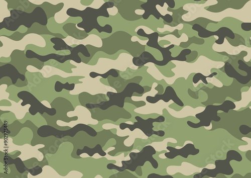 
camouflage background military texture green seamless print pattern
