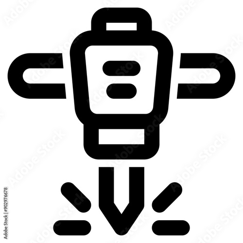 hydraulic breaker icon