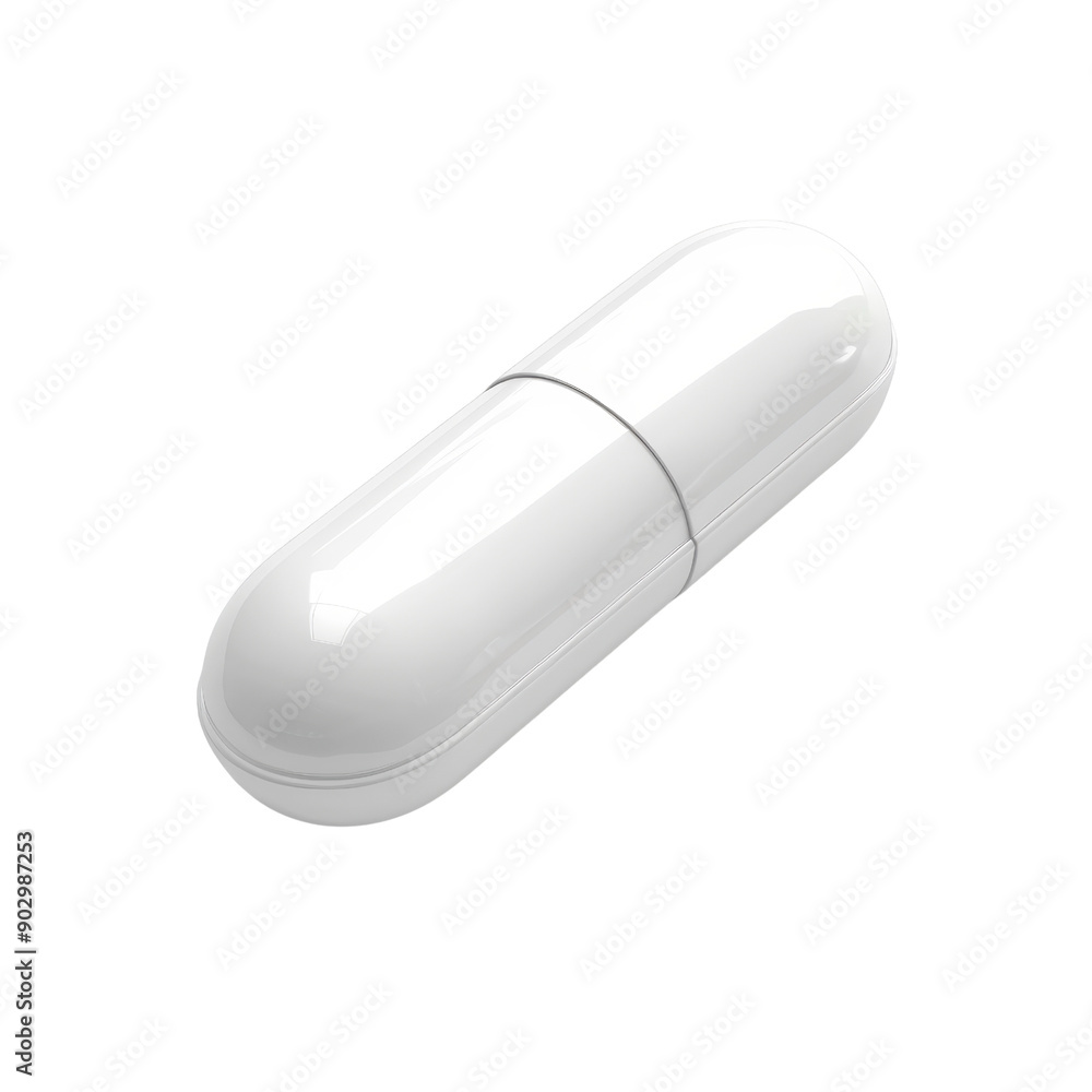 High-quality image of a single white capsule pill, isolated on a clean transparent background. ideal for pharmaceutical and healthcare purposes. High-quality image of a single white capsule pill, isolated on a clean transparent background. ideal for pharmaceutical and healthcare purposes.
