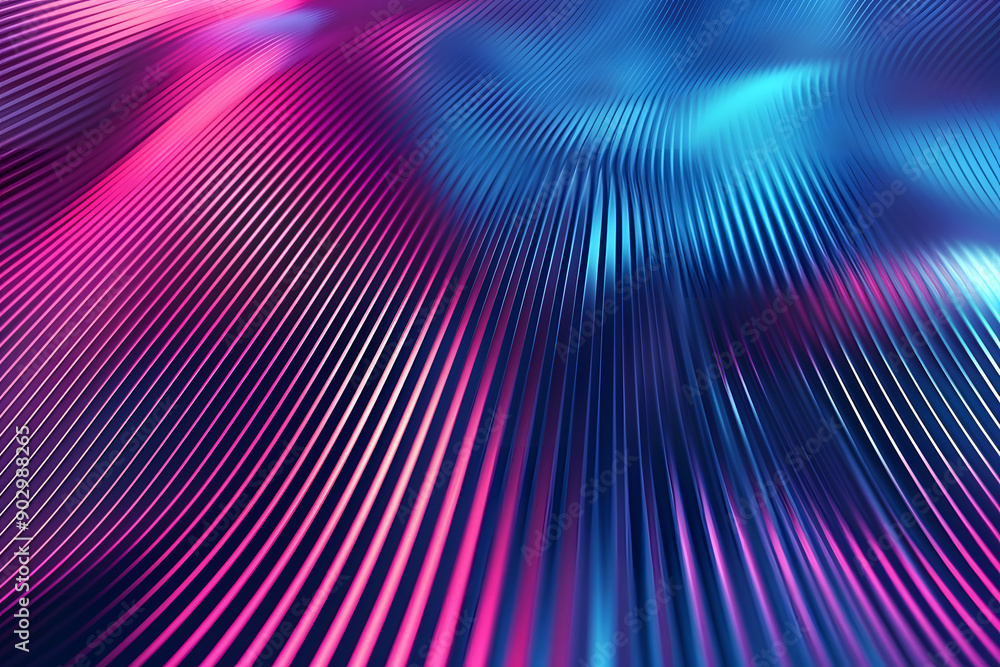 Abstract geometric background of lines in purple blue colors. Corrugated lines Abstract geometric background of lines in purple blue colors. Corrugated lines