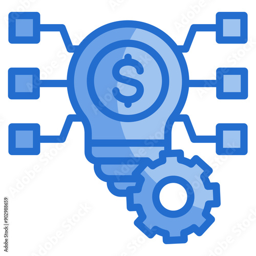 Fintech Icon For Design Element