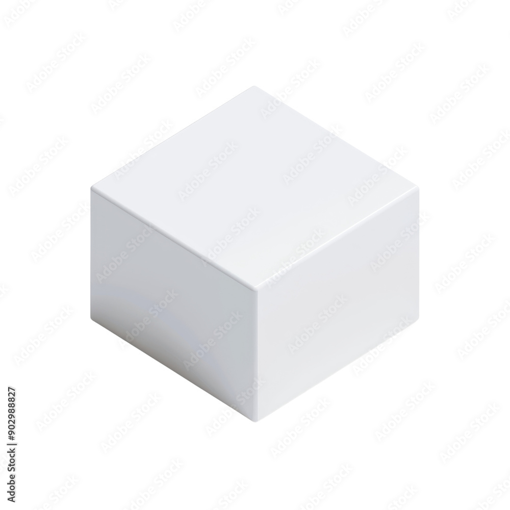 Minimalistic 3D illustration of a white cube on a clean background. Perfect for design, abstract, and futuristic projects. Minimalistic 3D illustration of a white cube on a clean background. Perfect for design, abstract, and futuristic projects.
