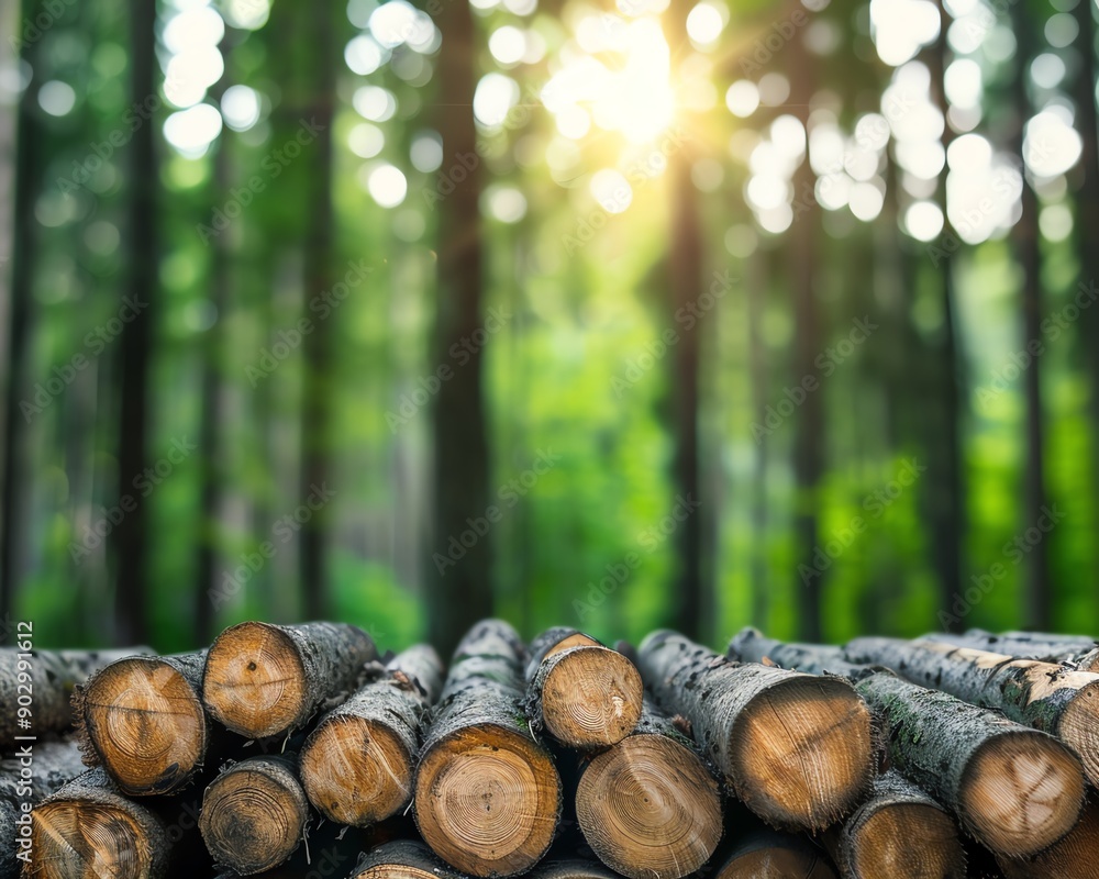 A forest restoration project with waste reduction initiatives, ecological recovery, sustainable practices A forest restoration project with waste reduction initiatives, ecological recovery, sustainable practices