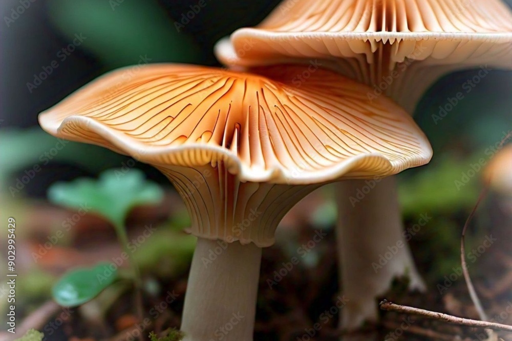 Intricate Gills on the Underside of a Mushroom - 27 Intricate Gills on the Underside of a Mushroom - 27