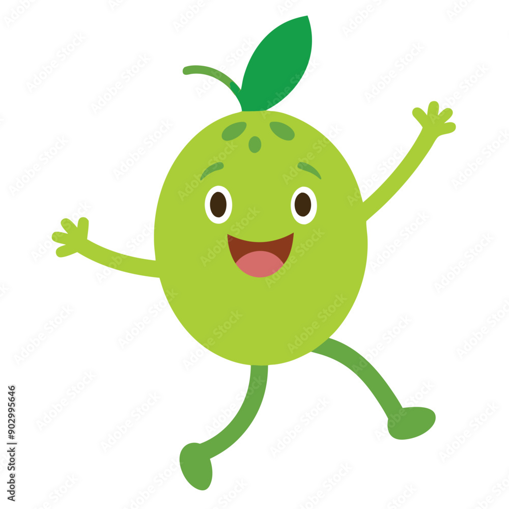 a funny dancing Gooseberry , cartoon character, vector illustration, isolated white background a funny dancing Gooseberry , cartoon character, vector illustration, isolated white background
