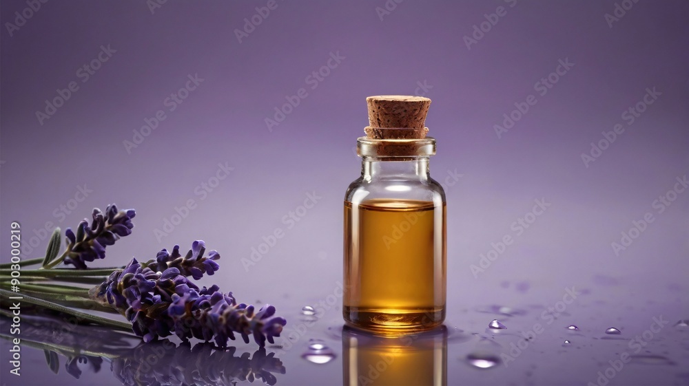 Lavender essential oil photo wallpaper Lavender essential oil photo wallpaper