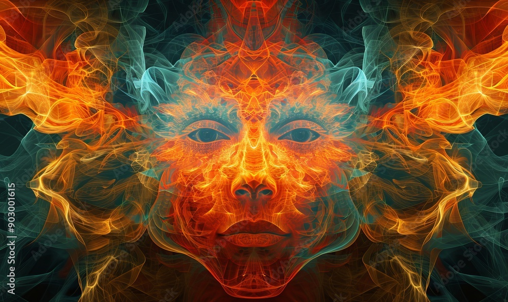 Abstract digital art human meditation enlightenment aura background, illustration design, mindful and spiritual concept, Generative AI Abstract digital art human meditation enlightenment aura background, illustration design, mindful and spiritual concept, Generative AI
