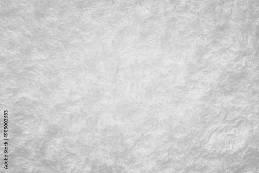 Naklejka premium White terry cotton background with empty space