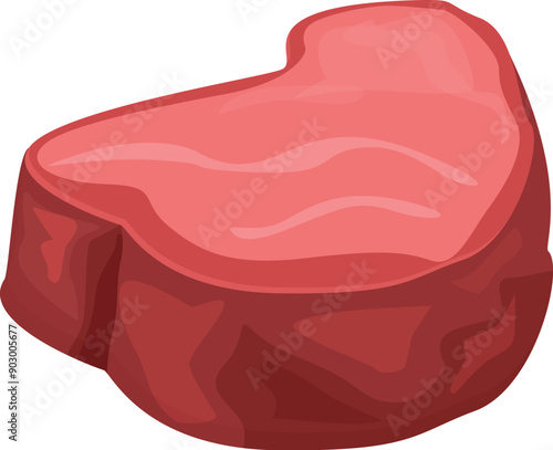 Fresh raw beef meat steak ready to be grilled and seasoned to perfection