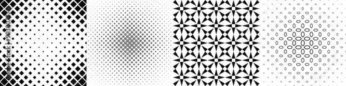 Black and white pattern collection