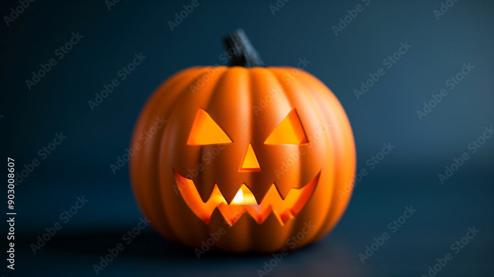 A classic orange lantern with a glowing, carved face, emanating a warm light. The pumpkin sits against a dark background, highlighting its vibrant color and spooky expression. A classic orange lantern with a glowing, carved face, emanating a warm light. The pumpkin sits against a dark background, highlighting its vibrant color and spooky expression.