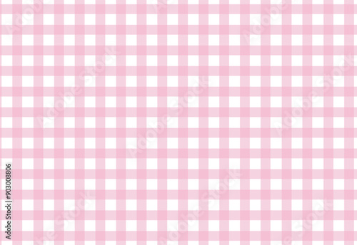 Cute seamless vector  pink background - checkered pattern or grid texture. Perfect for wallpaper, backdrop, postcard,  for web design, desktop wallpaper or culinary blog website.